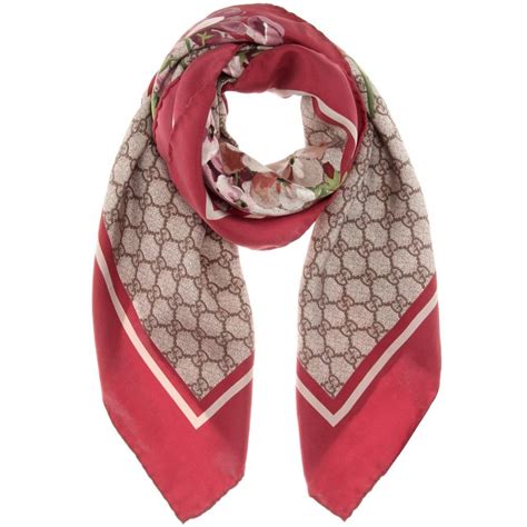 gucci print silk scarf|nwt authentic Gucci silk scarf.